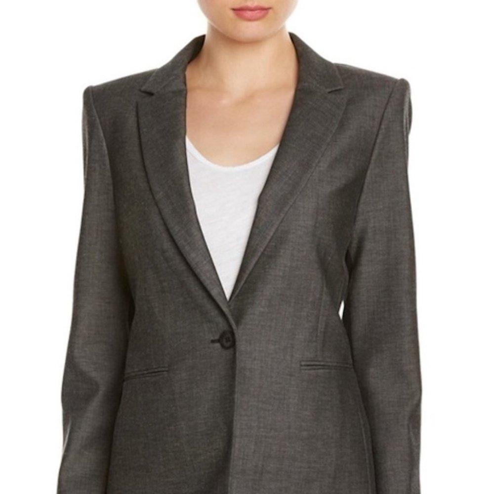 Bcbg Bcbgmaxazria Hugh Dark Grey Jacket Blazer Xxs
